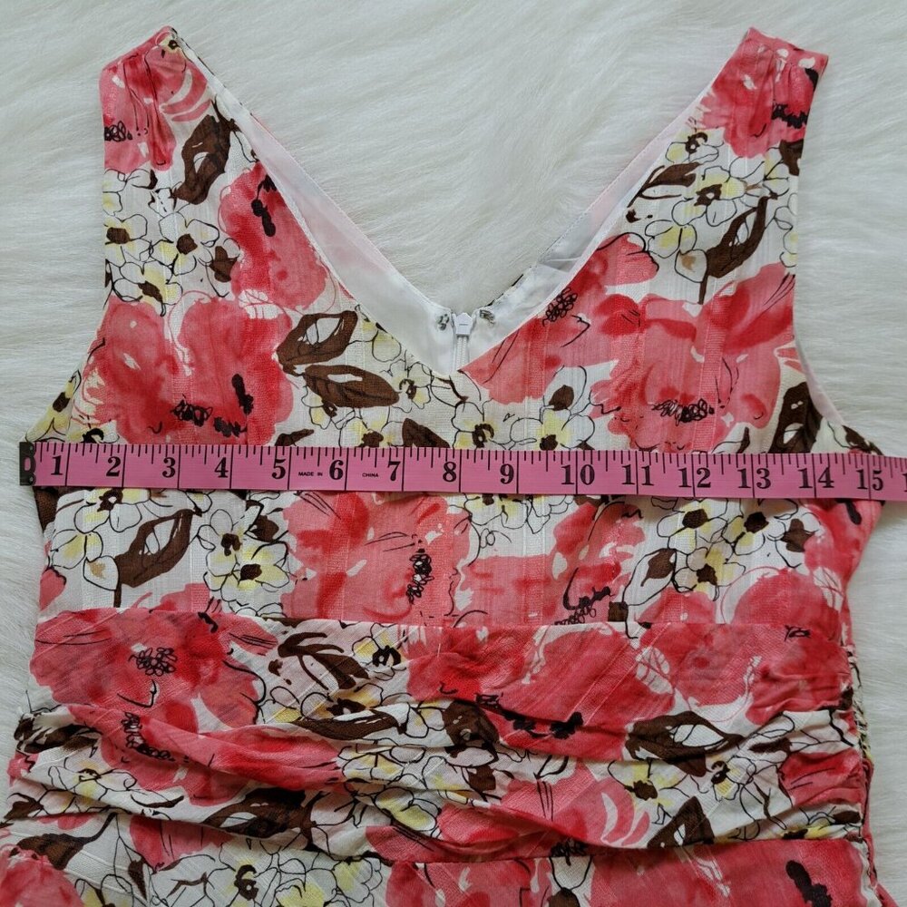 Robbie Bee Floral A Line Midi Dress Size Petite 4 - Picture 11 of 11